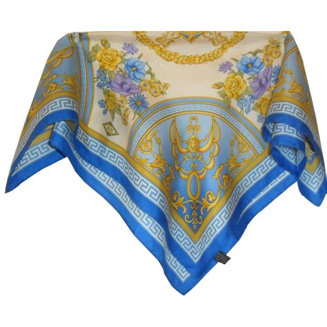 atelier versace silk scarf|versace scarf farfetch.